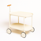 2 Tier Utility Storage Coffee & Tea Serving Trolley