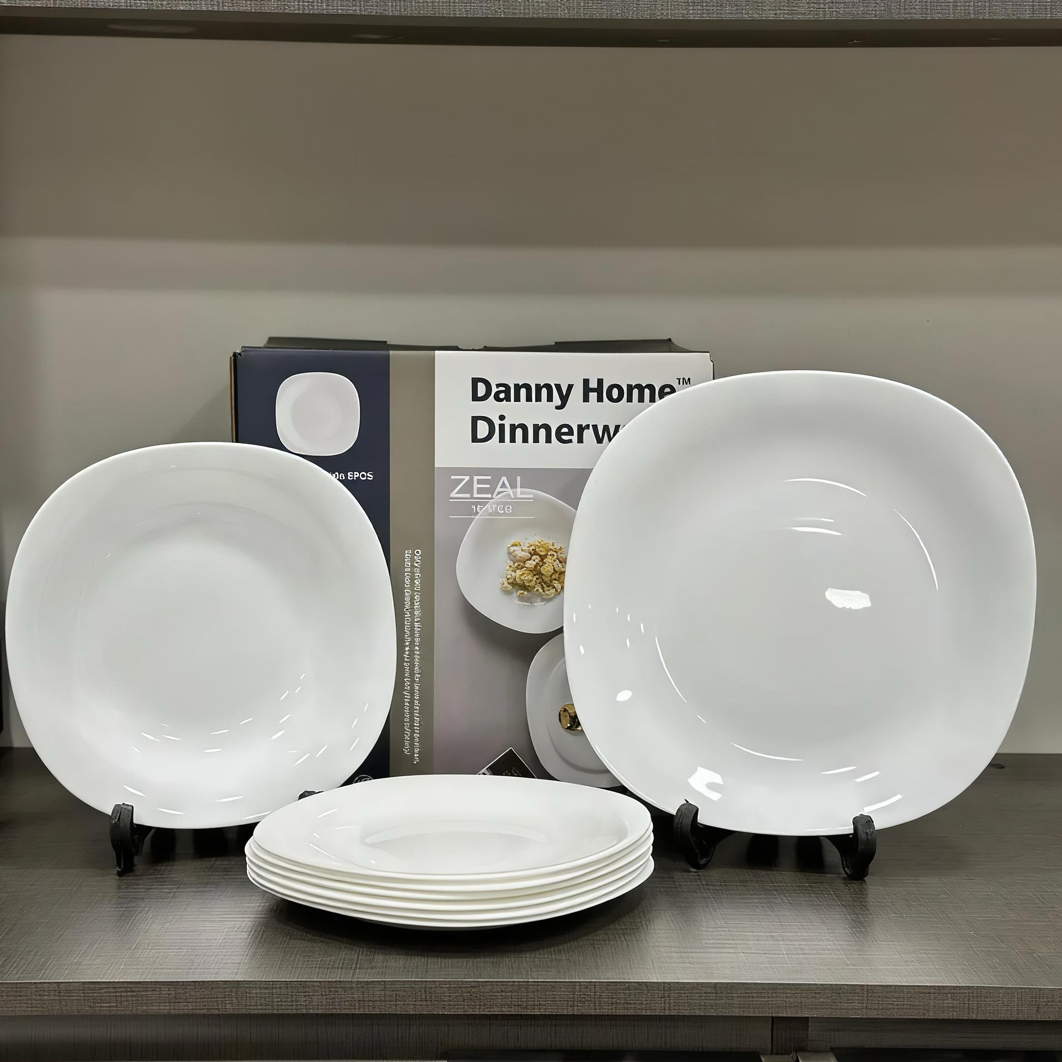 Danny Home Opal Glass Dinnerware Set 18pcs