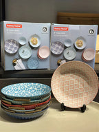 Danny Home Bohemian Design Pasta Bowls 6pcs 20.4cm
