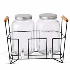 Double Drink Dispenser With Stand – 3.8L