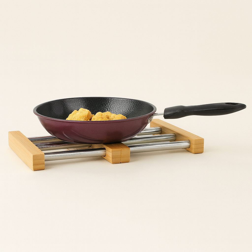 Shengya Wooden Expandable Wok Stand