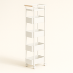 Binca 5 Tier Utility Trolley - White