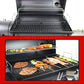 American Smoked Oven Charcoal Outdoor Barbecue Grill