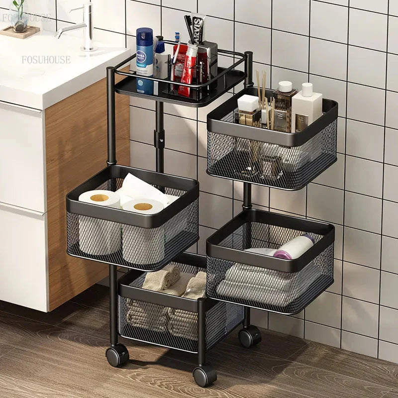 Premium Quality Kitchen Vegetable Basket Rotating Organizers