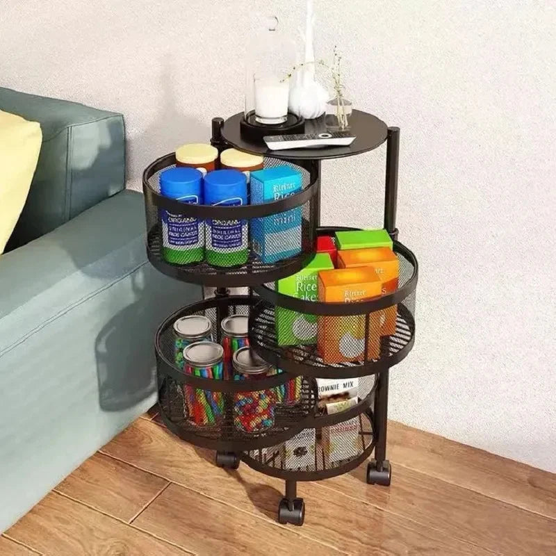 Premium Quality Kitchen Vegetable Basket Rotating Organizers