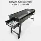 Folding Bar B Que Grill With Ashtray
