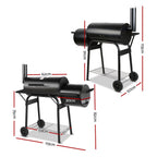 BBQ Smoker Charcoal Grill Roaster Portable Outdoor Camping Barbecue