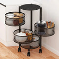 Premium Quality Kitchen Vegetable Basket Rotating Organizers