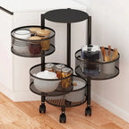 Premium Quality Kitchen Vegetable Basket Rotating Organizers