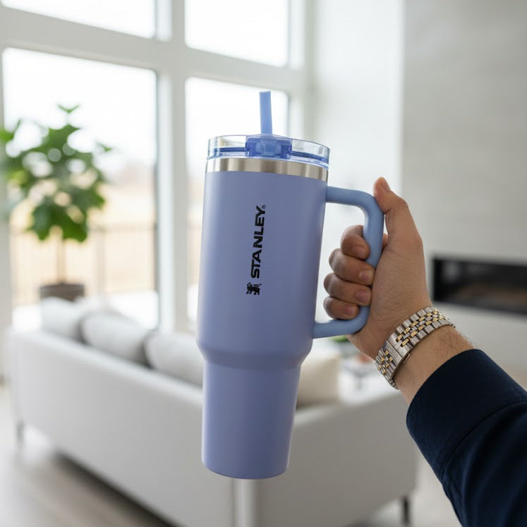 The Quencher ProTour Flip Straw Tumbler | 40 OZ - Blue