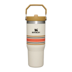 The IceFlow™ Flip Straw Tumbler | 30 OZ - Cream Mesh