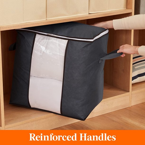 Large Storage Bags Organizer for Clothes, Blankets 5 Packs