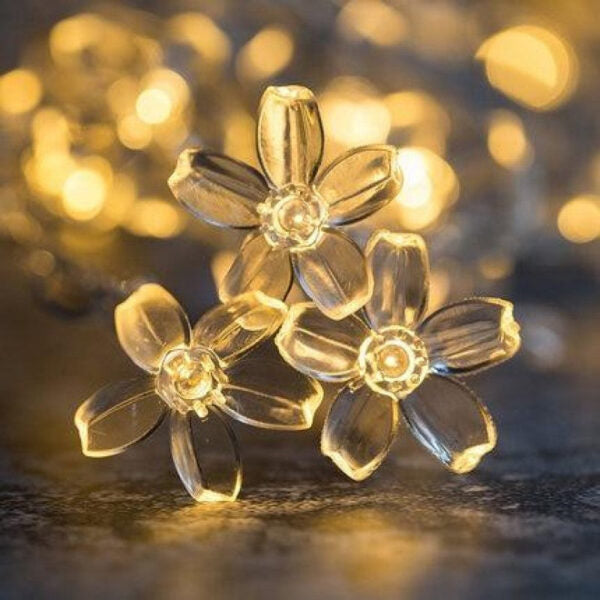 Flower String Lights Cherry Blossom LEDs