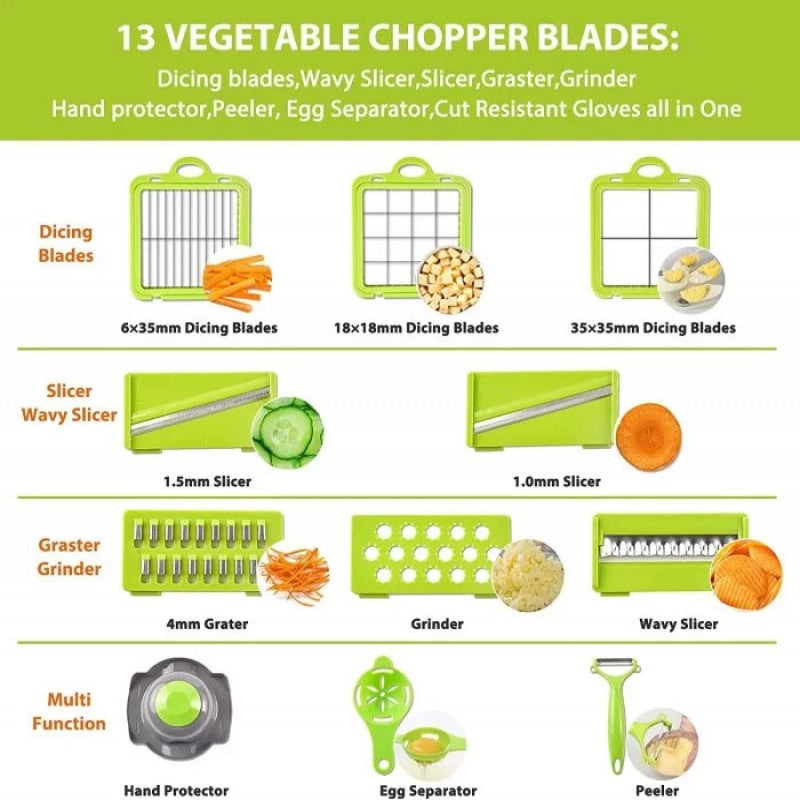New Vegetable Chopper Slicer Dicer