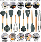 12 Pcs Silicone Kitchenware Cooking Utensils Set