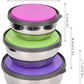 3Pcs Stainless Steel Seal Bowl with Lids