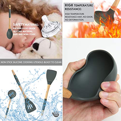 12 Pcs Silicone Kitchenware Cooking Utensils Set