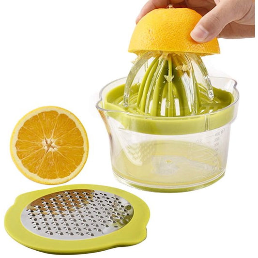 Orange Juicer Manual Juicer Hand Juicer Citrus Fruit Vegetable Grater Multi-size Reamer Extractor Egg Separator