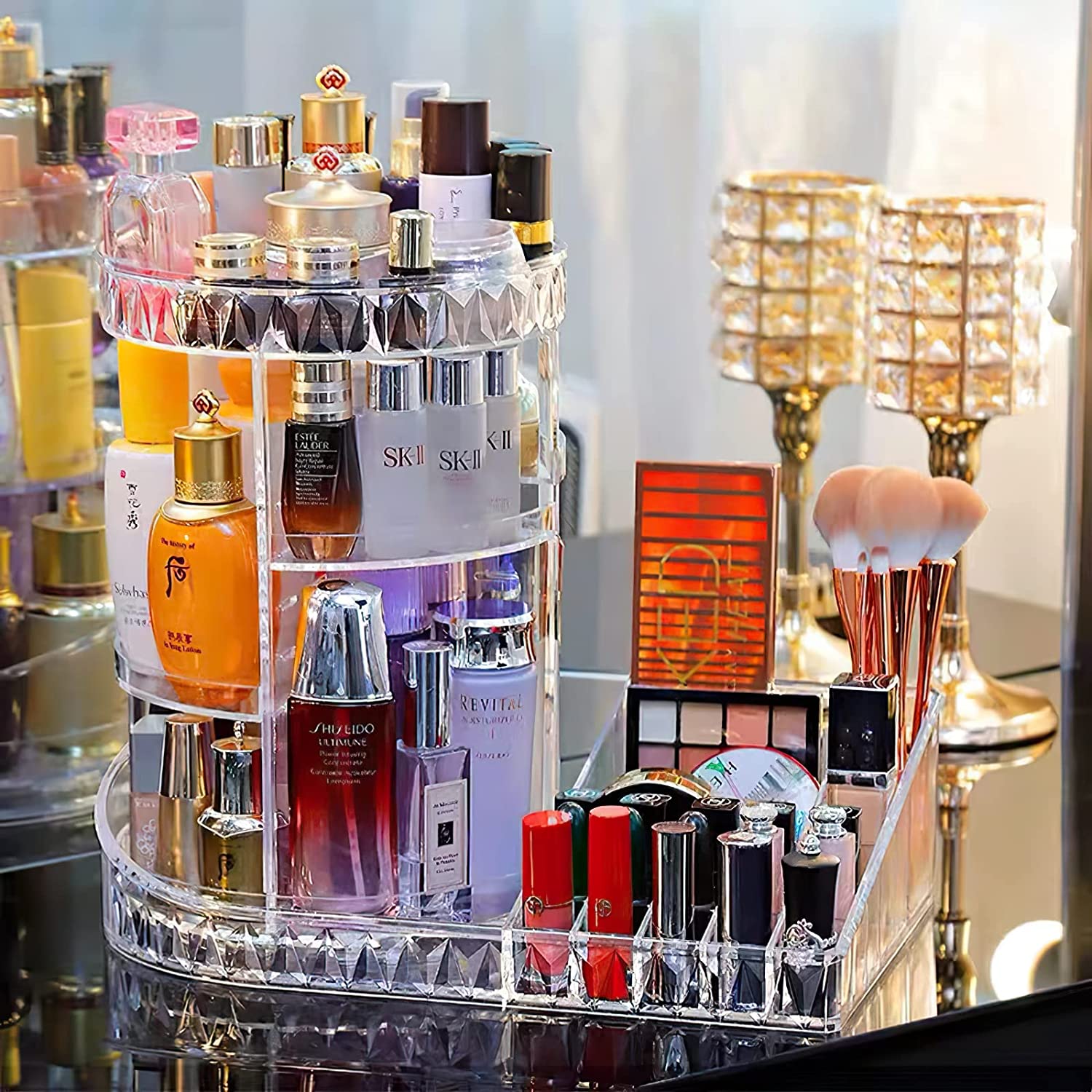 Luxury Clear Makeup Storage Organizer