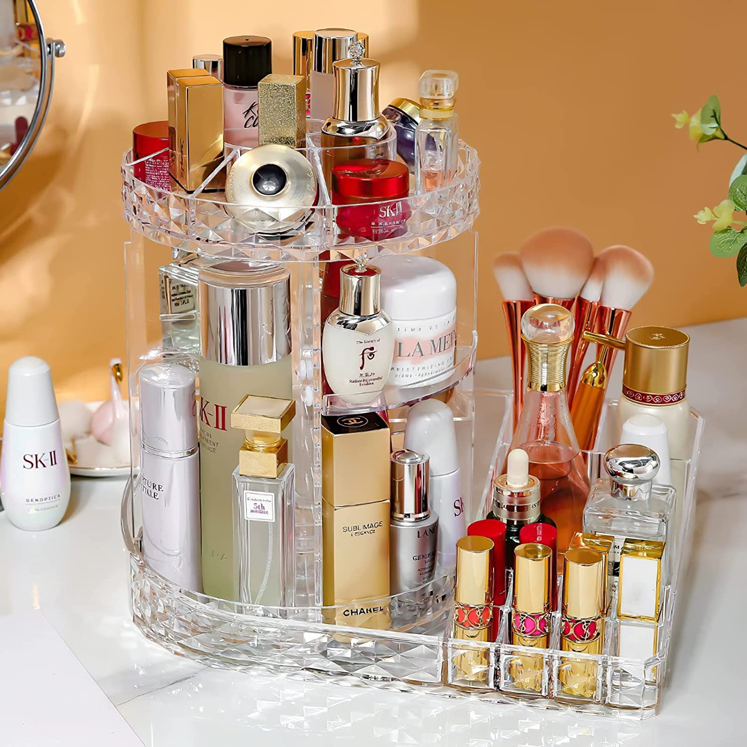 Luxury Clear Makeup Storage Organizer