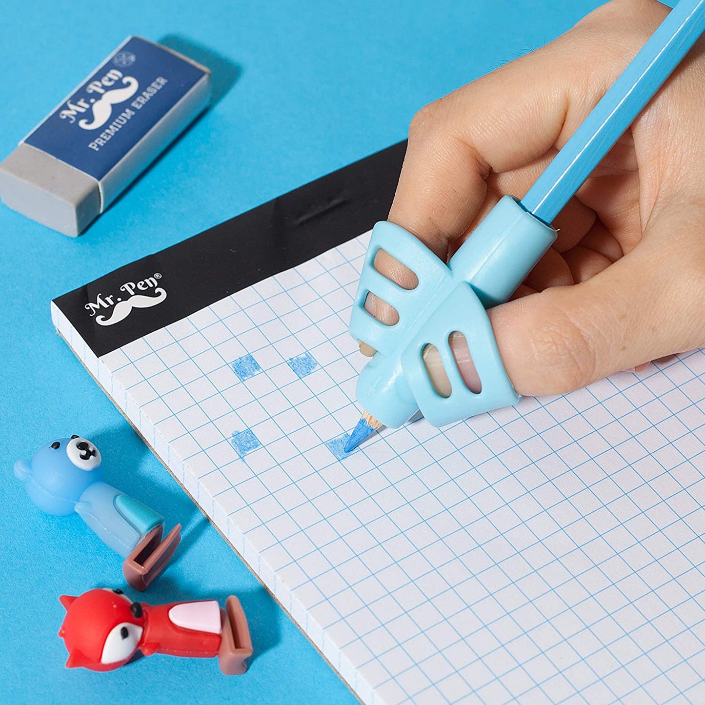 Children Pencil Holder Writing Aid Pen Grip Preschool Learning Training