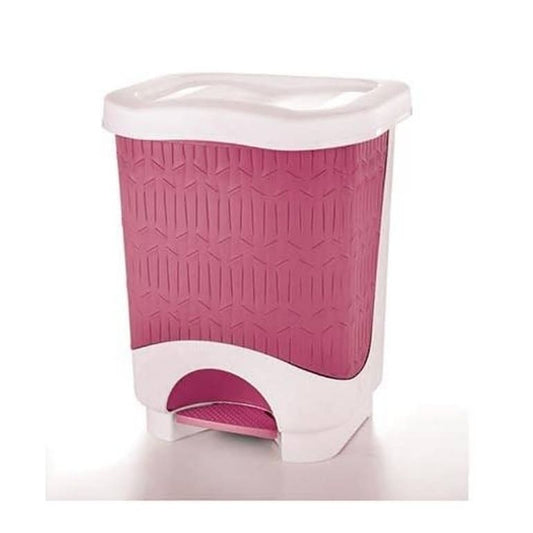 Limon Bamboo Rectangular Dustbin With Pedal