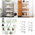 4 Layer Gap Kitchen Storage Rack