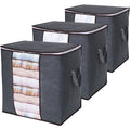 Large Storage Bags Organizer for Clothes, Blankets 5 Packs