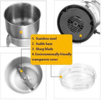 Electric Stainless Steel Spice Grinder