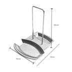 Stainless Steel Spoon and Pot Lid Rack Holder