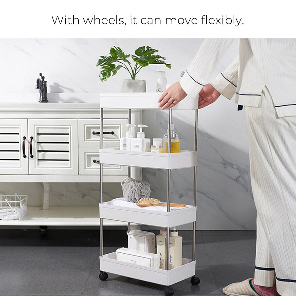 4 Layer Gap Kitchen Storage Rack