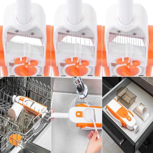 Brava Spring Slicer, Safe Slice Mandoline for Vegetables