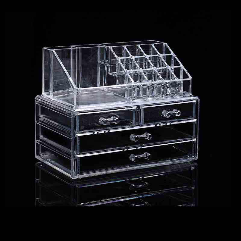 Acrylic Transparent Makeup Organizer Storage Box
