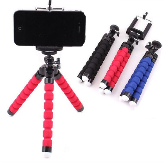 Adjustable & flexible tripod stand with mobile holder