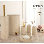 Limon 6 Pcs Acrylic Bath Set