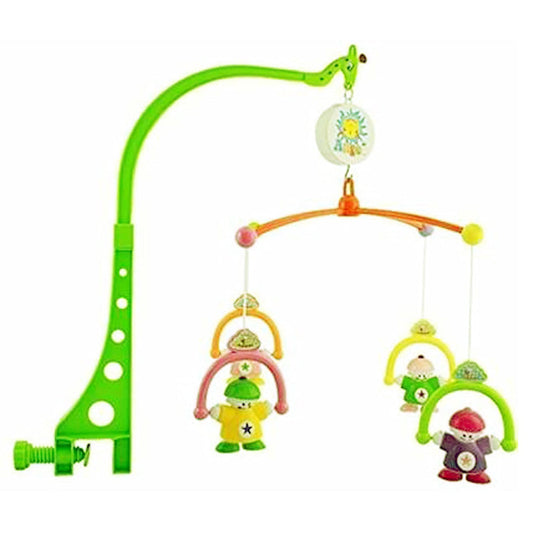 Imported Giraffe Stand Musical Sound Rattle Cot Mobile Rotating for Cradle and Bed jhoomer