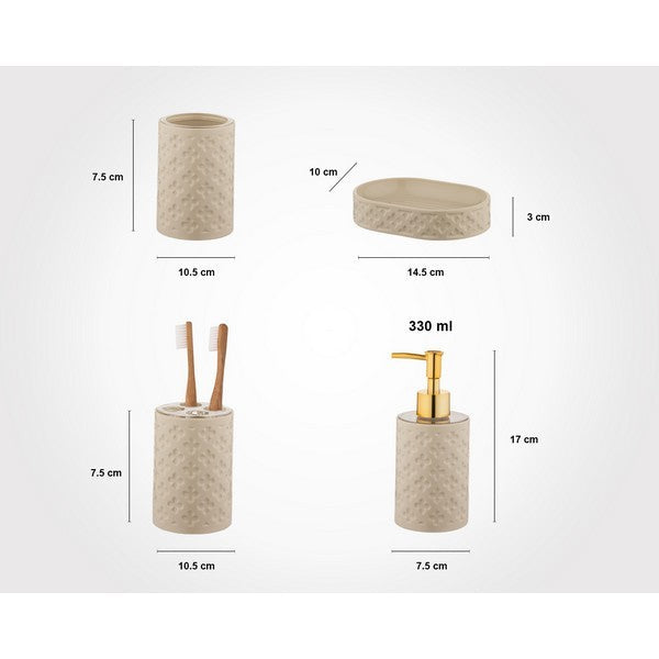 Limon 6 Pcs Acrylic Bath Set