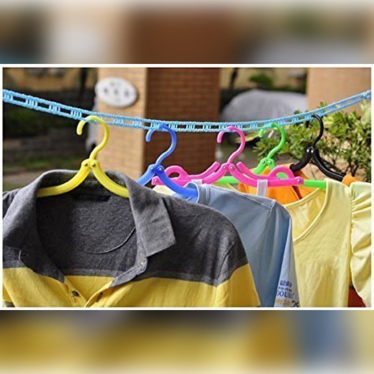 5 Meters Windproof Anti-Slip Clothes Washing Line