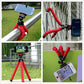 Adjustable & flexible tripod stand with mobile holder