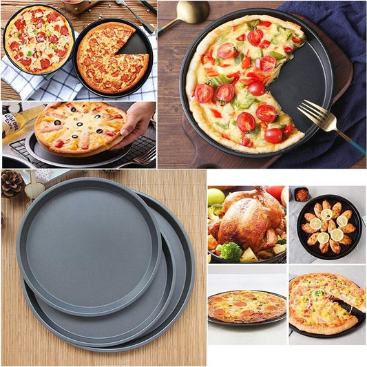 Pack of 3 Pizza Pan Set